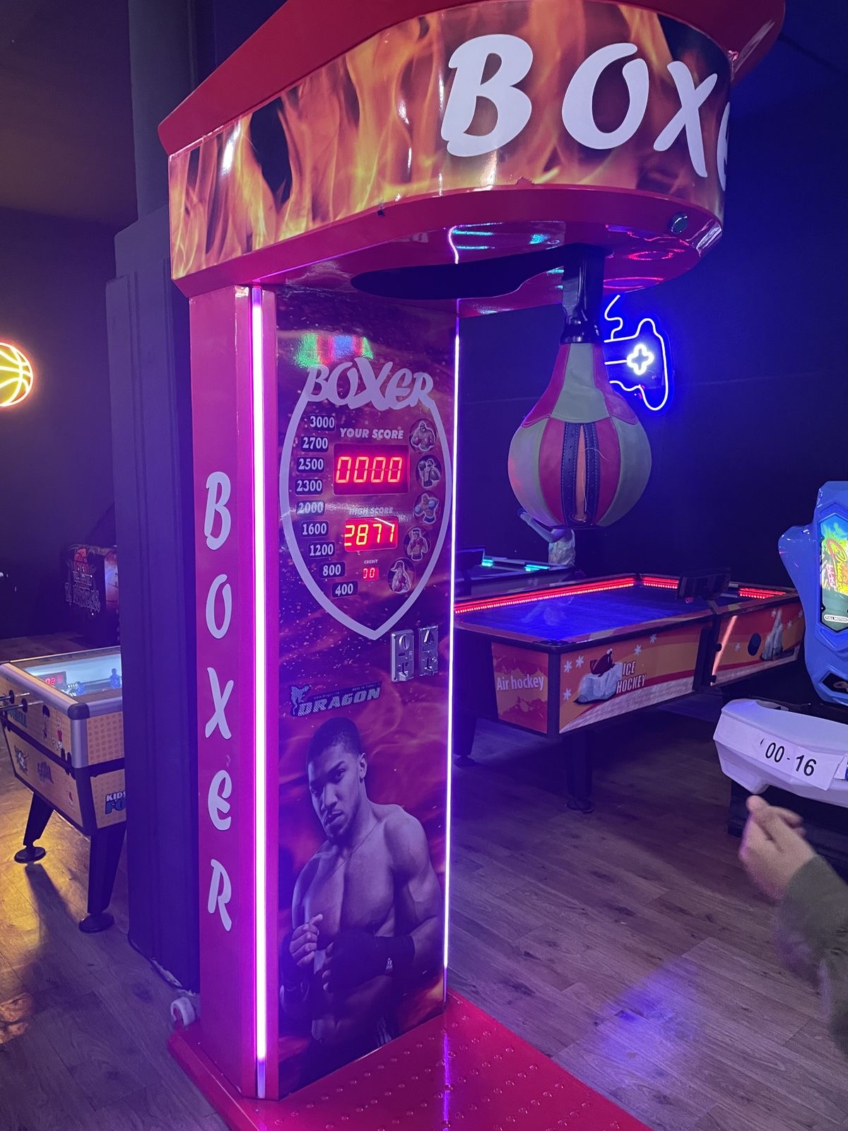 boxing arcade machine