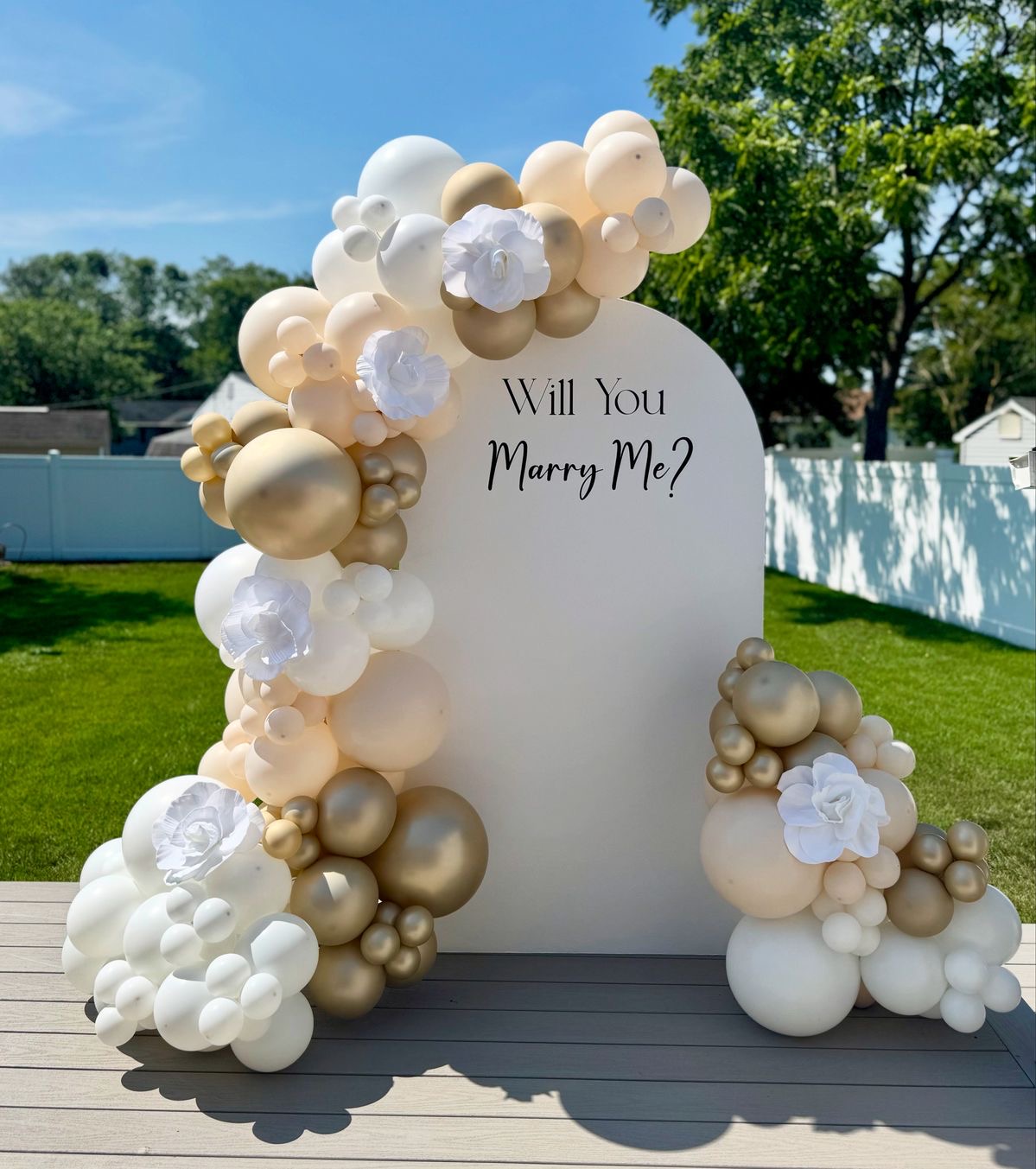 Engagement decorations